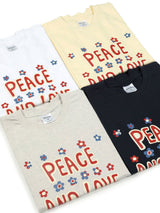 Peace and love shortPeace and love short sleeve T-shirts navy (6594388820086)