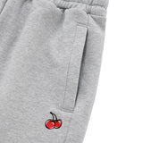 スモールチェリージョガーパンツ／SMALL CHERRY JOGGER PANTS [MELANGE GRAY]