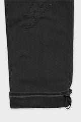 パッチスウェットパンツ/Patch sweatpants(washed charcoal)
