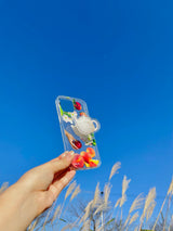 スプリングピクニックジェリースマホケース/Spring picnic jelly case