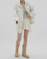 ボクシーフィットコットンジャケット / Boxy Fit Cotton Jacket (2color)