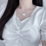 Sky Cloud Holographic Gemstone Necklace