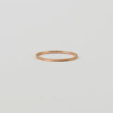 14K gold diagonal cutting ring (6680519344246)