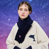 ドルフィンカシミアマフラー / Dolphin cashmere muffler