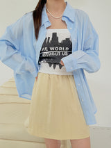 カットシャツ/Asa cut shirt (4color)