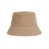 Herringbone label bucket hat BEIGE