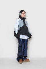 トリプルカラードジップアップ / triple-colored zip-up