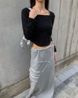 Pintuck slim T