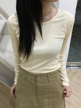 Daylight u-neck slim t 