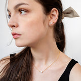 Pearl simple ball earring (SET) (6655525716086)