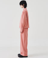NO COLLAR CROPED JACKET (PINK) / SET-UP
