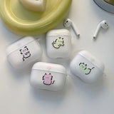 ピンク - カラフルドンドンゴヤン AirPods ケース_マット