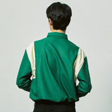 エッセンシャルバラシティシャツ / essential varsity shirts green