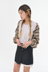 スポットレイヤードベルトスカート/Spot Layered Belt sk (2 colors)