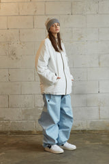 スーパーワイドパンツ / BSR2223FWPT008 LOGO COTTON SUPER WIDE PANTS SKY