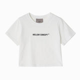 W02 ホワイトコンセプトクロップTシャツ