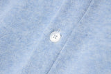 テリー コットン シャツ S104 / Terry Cotton shirt S104 Blue Melange