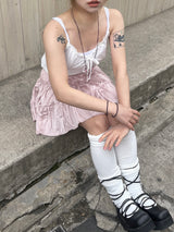 ルーズレイヤードニーソックス / Loose Layered Knee Socks