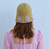 ハンドメイドフラワーズバケットハット / HANDMADE FLOWERS BUCKET HAT