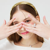 BOLD RIBBON SILVER RING