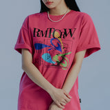 ギャラリープリンティングTシャツ / GALLERY PRINTING TEE SHIRT_PINK
