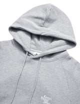 Wセラーロゴクロップドフーディー/W SELLER LOGO CROPPED HOODIE GREY(CV2CFFM402A)