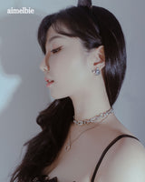 メルビーザキャット - キャットフェイスピアス / Melbie The Cat Series - Cat Face Piercing (Silver) (Red Velvet Joy, VIVIZ Sinb Piercing))