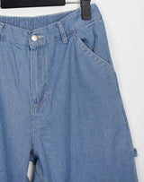 ストライプバンディングデニムパンツ/striped banding denim pants