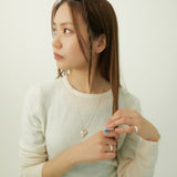 ミディアムボールドポットリング / medium bold pot ring gloss texture.