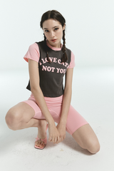 マッチカラーラブキャットTシャツ