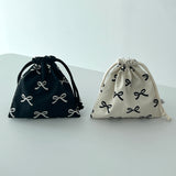 RIBBON STRING POUCH (2 color)