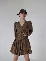 ホピラップミニワンピース / Hopi Wrap Mini One Piece (2color)