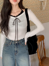 [S-L] サンディデニムワイドパンツ