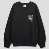 Hand n' Hand クルーネック チャコール スウェットシャツ