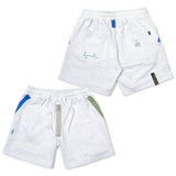 23 ジッパーショーツ / 23 ZIPPER SHORTS WHITE MELANGE / BLACK