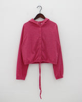 ウィットストリングフードカーディガン / Wit string hooded cardigan (3color)