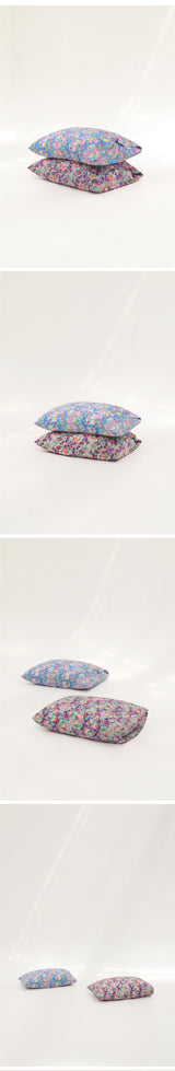 French flower pillow case(2color)