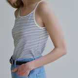 デーナストライプノースリーブ / Dana stripe sleeveless