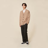 BASIC KNIT CARDIGAN_MOCHA (6610802540662)