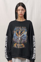  RETRO SWEATSHIRT / BLACK