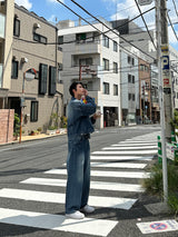 ログブラッシュデニムパンツ