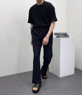 UNプリーツ半袖Tシャツ / UN Pleats Short-Sleeved T-Shirt (4 colors)