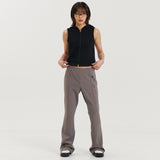 フロントカッティングフードベスト / FRONT CUTTING HOOD VEST BLACK