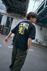 コラボレーションロゴTシャツ / PUBLUX × GRAVER - BLACK