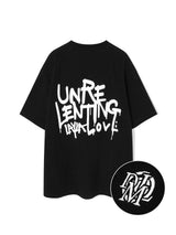 アンリレンティンググラフィティ半袖Tシャツ / Unrelenting Graffiti Short Sleeve T-shirt T79 Black