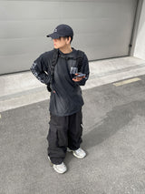 オーバーシャーリングカーゴバンディングパンツ