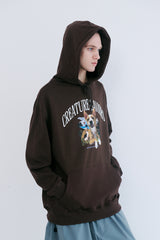 ラッキージャングルパーカー / BSR2223FWPO057 LUCKY JUNGLE HOODIE BROWN
