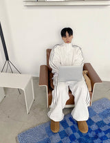 No.0547 3ラインスウェットセット ジップアップ