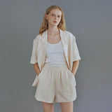 マーガレット リネン ハーフパンツ / Margaret linen half pant