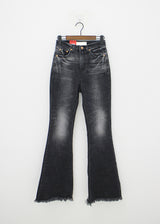 ラフブーツカットデニムパンツ / no.3005 Rough Bootcut Denim Pants (2color)